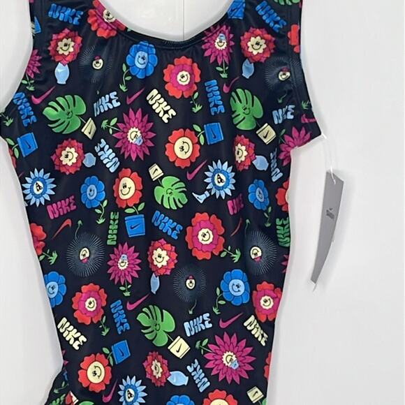 Girls Nike One Piece Swim Suit Size Large - Picture 2 of 8